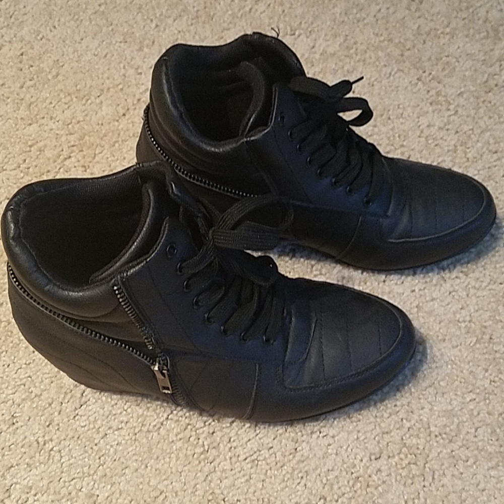 Callie Shoes hidden wedge sneakers